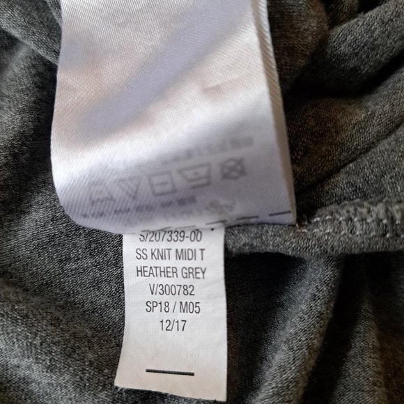 Old Navy, XXL, Heather Grey, Dress, Maxi, Soft Material, Side Slits - Picture 9 of 9
